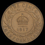 Canada, George V, 1 cent <br /> 1917