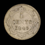 Canada, Victoria, 5 cents <br /> 1865