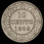 Canada, Victoria, 10 cents <br /> 1888