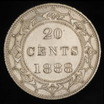 Canada, Victoria, 20 cents : 1888