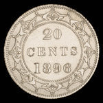 Canada, Victoria, 20 cents <br /> 1896