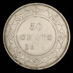 Canada, Victoria, 50 cents : 1874