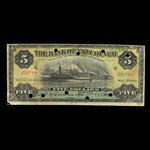 Canada, Bank of Vancouver, 5 dollars <br /> May 2, 1910