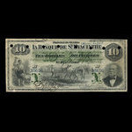 Canada, Banque de St. Hyacinthe, 10 dollars <br /> July 1, 1880