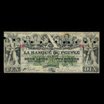 Canada, Banque du Peuple (People's Bank), 10 dollars <br /> May 2, 1882