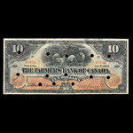 Canada, Farmers Bank of Canada, 10 dollars <br /> January 2, 1907