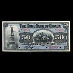 Canada, Home Bank of Canada, 50 dollars <br /> March 1, 1904