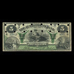 Canada, St. Stephen's Bank, 5 dollars <br /> February 1, 1892