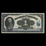 Canada, Government of Newfoundland, 1 dollar <br /> January 2, 1920