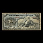 Canada, Bank of Hamilton, 20 dollars : June 1, 1914