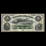 Canada, Eastern Townships Bank, 5 dollars <br /> July 2, 1902