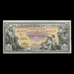 Canada, Canadian Bank of Commerce, 20 dollars <br /> January 2, 1935