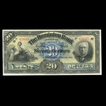 Canada, Dominion Bank, 20 dollars <br /> January 2, 1925