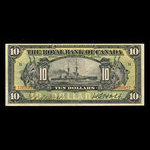 Canada, Royal Bank of Canada, 10 dollars : January 2, 1913