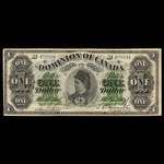 Canada, Dominion of Canada, 1 dollar <br /> June 1, 1878