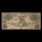 Canada, Bank of Montreal, 10 dollars <br /> May 1, 1846