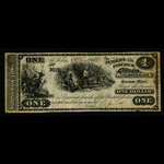 Canada, Jewett & Pitcher, 1 dollar <br /> December 1, 1873