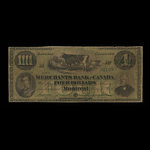 Canada, Merchants Bank of Canada (The), 4 dollars <br /> May 2, 1870