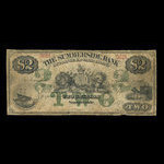 Canada, Summerside Bank of Prince Edward Island, 2 dollars <br /> February 1, 1872