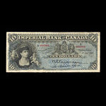 Canada, Imperial Bank of Canada, 10 dollars <br /> January 1, 1910