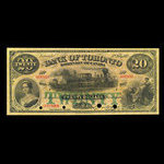 Canada, Bank of Toronto (The), 20 dollars <br /> February 1, 1913