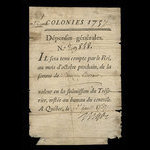 Canada, French Colonial Authorities, 12 livres <br /> January 1, 1757