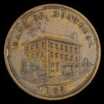 Canada, Bank of Montreal, 1 penny : 1839