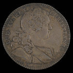 France, Louis XV, no denomination : 1725