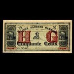 Canada, Jacques Cartier House, 50 cents <br /> 1915