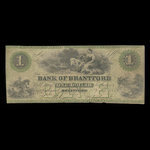 Canada, Bank of Brantford, 1 dollar : November 1, 1859