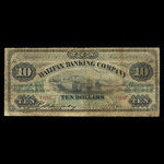 Canada, Halifax Banking Company, 10 dollars : October 1, 1880