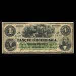 Canada, Banque d'Hochelaga, 4 piastres <br /> January 2, 1874