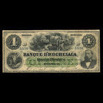 Canada, Banque d'Hochelaga, 4 piastres : January 2, 1874