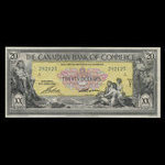 Canada, Canadian Bank of Commerce, 20 dollars <br /> January 2, 1917
