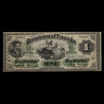 Canada, Dominion of Canada, 1 dollar <br /> July 1, 1870