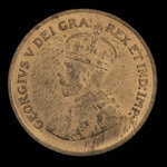 Canada, George V, 1 cent <br /> 1935