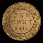 Canada, Victoria, 1 cent <br /> 1876