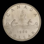 Canada, Elizabeth II, 1 dollar <br /> 1960