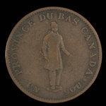 Canada, Banque du Peuple (People's Bank), 1/2 penny : 1837