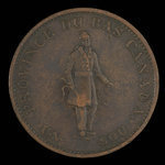 Canada, Bank of Montreal, 1/2 penny : 1837