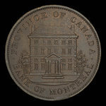 Canada, Bank of Montreal, 1 penny <br /> 1837