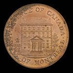 Canada, Bank of Montreal, 1/2 penny <br /> 1844