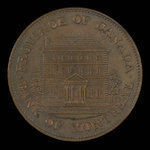 Canada, Bank of Montreal, 1/2 penny <br /> 1844