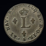 France, Louis XV, 2 sous <br /> 1763