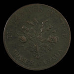 Canada, Bank of Montreal, 1 sou : 1838