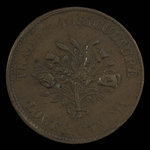 Canada, Bank of Montreal, 1 sou : 1838