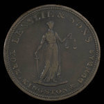 Canada, Lesslie & Sons, 1/2 penny <br /> 1828