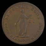 Canada, Lesslie & Sons, 1/2 penny : 1824