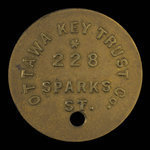 Canada, Ottawa Key Trust Company, no denomination <br /> 1895