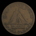 Canada, unknown, 1/2 penny <br /> 1820